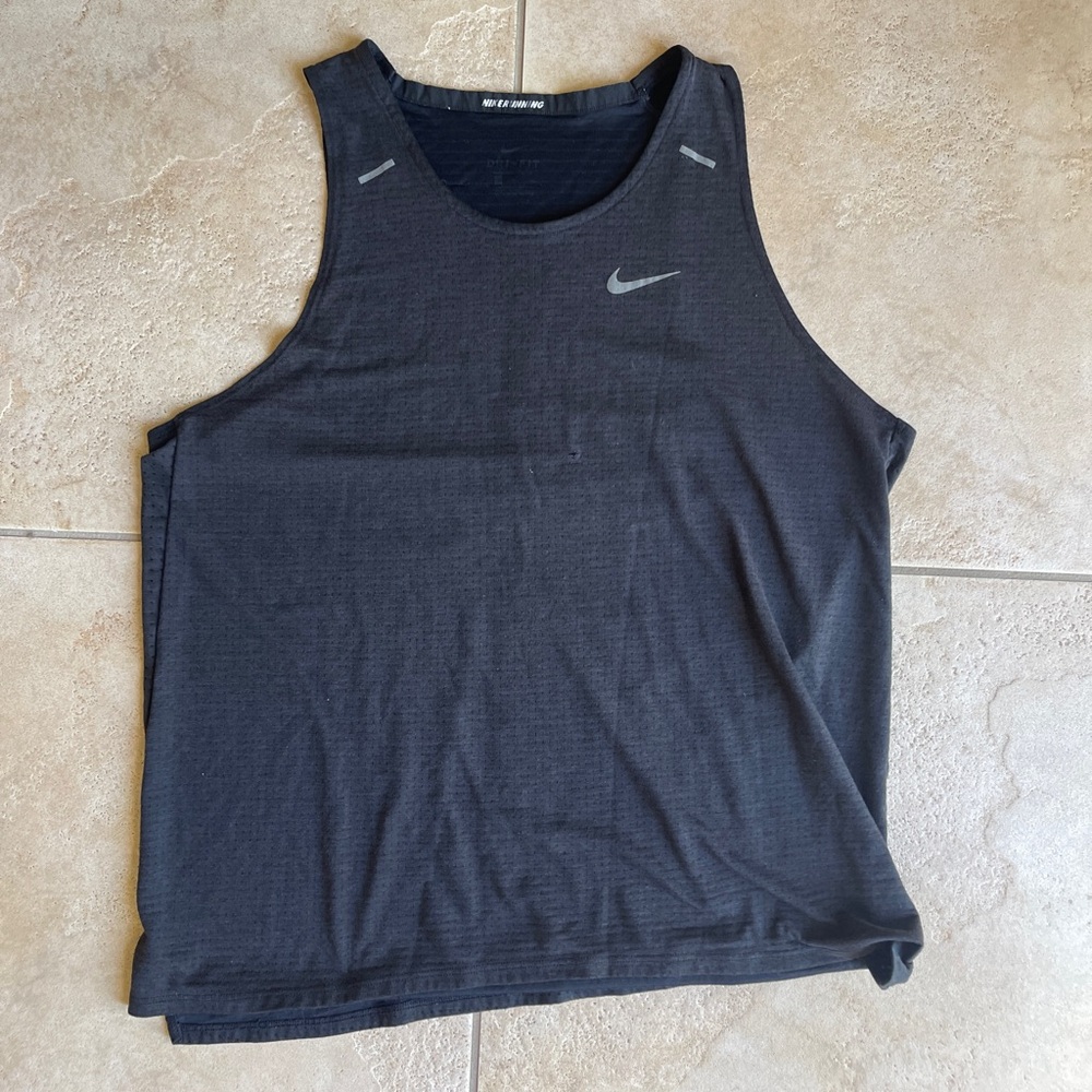 Nike Men's Dark Gray Tank Top